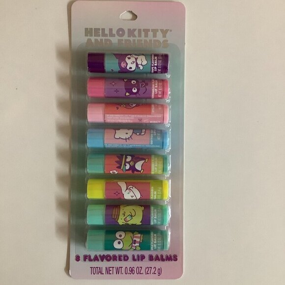 Hello Kitty & Friends Eyeshadow Palette, Lip Balm Set, Tumbler, Liquid Soap New - Picture 7 of 9